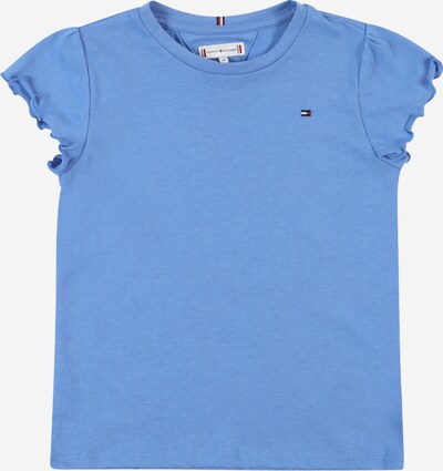 TOMMY HILFIGER T-Shirt 'Essential' in navy / blaumeliert / rot / weiß, Produktansicht