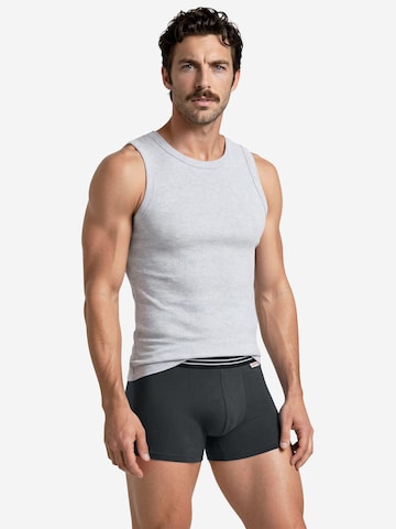 Boxers ' Cotton Stretch ' Nur Die en gris : devant
