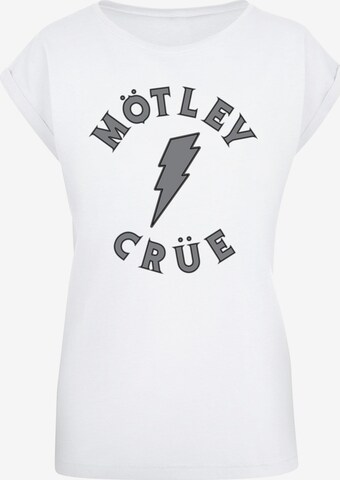 Merchcode Shirt 'Motley Crue - Bolt World Tour' in White: front