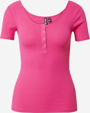 PIECES Shirt 'KITTE' in Pink: front