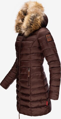 MARIKOO Winter coat 'Rose' in Brown