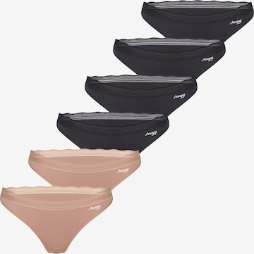 SLOGGI String 'Go Blush' in Schwarz: Vorderseite