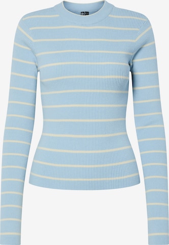 mėlyna PIECES Megztinis: priekis