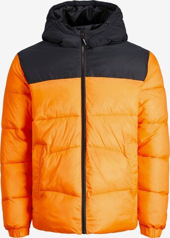 JACK & JONES Winter Jacket 'Chili' in Orange: front