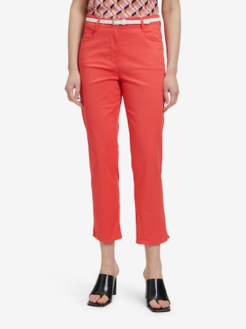 Betty Barclay Slimfit Jeans in Rood: voorkant