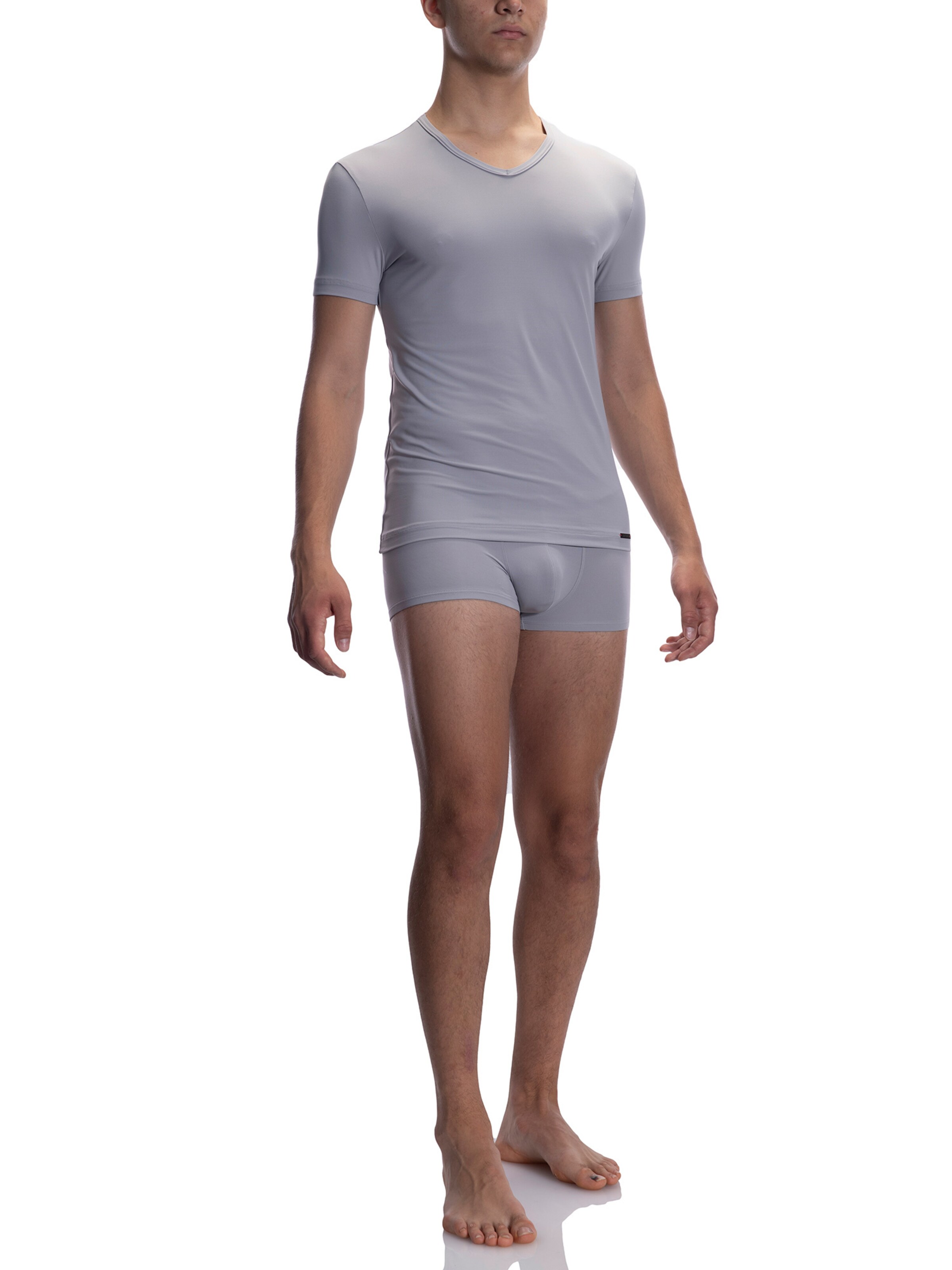 Olaf Benz - Camiseta térmica ' V-Neck RED 2059 ' en gris