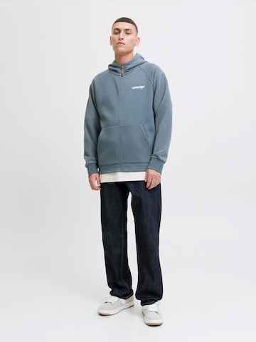 JACK & JONES Кофта на молнии 'JJTHATCHER' в Синий
