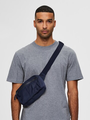 T-Shirt 'Colman' SELECTED HOMME en gris