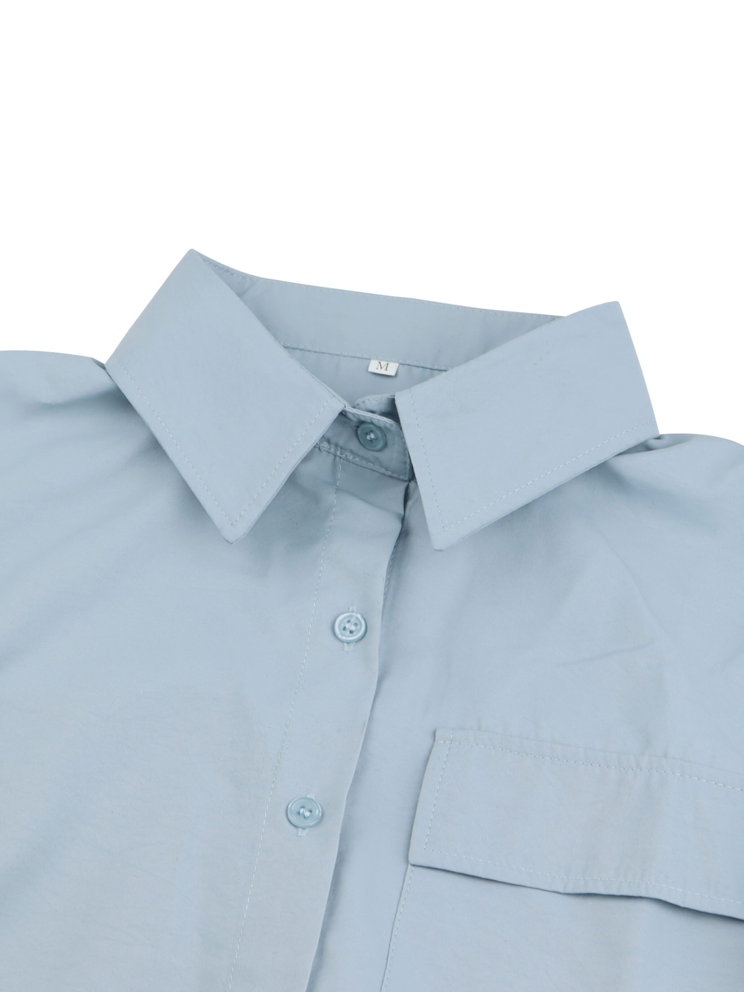 MEETWEE Shirt dress in Blue