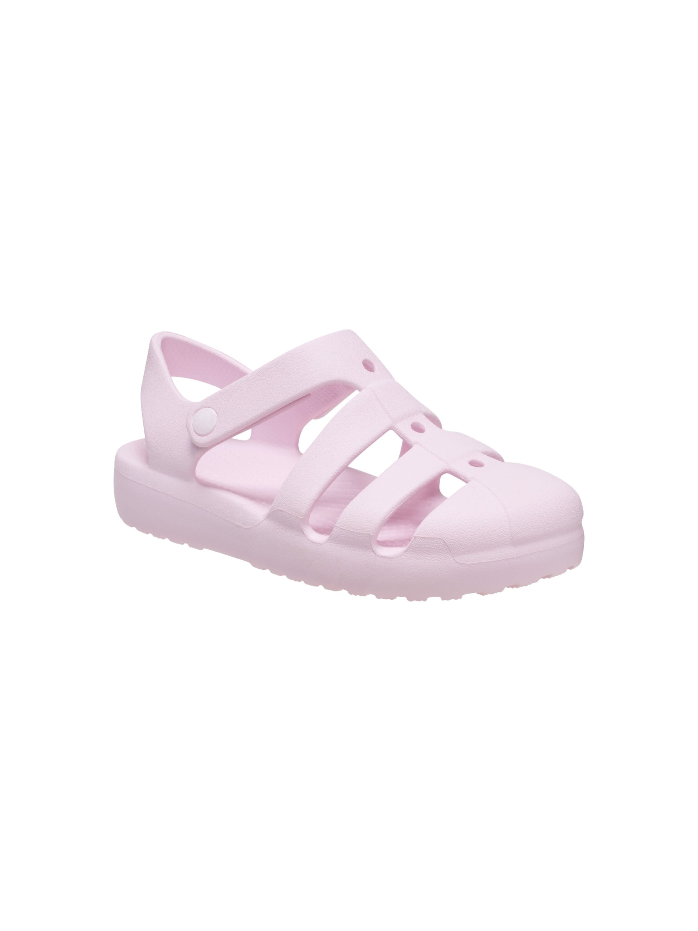 Crocs Open schoenen 'Kindersandalen mit Klettverschluss „Classic Fisherman“' in Roze: voorkant