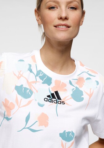 ADIDAS SPORTSWEAR Funkcionalna majica | bela barva