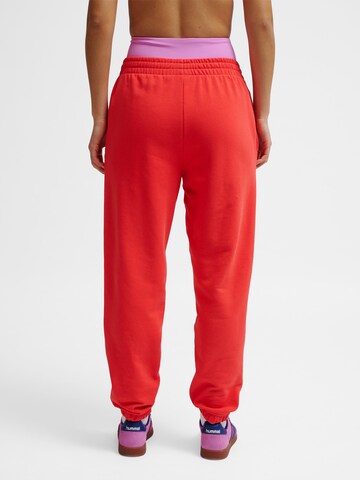 Hummel Tapered Sportbroek 'Pulse' in Rood