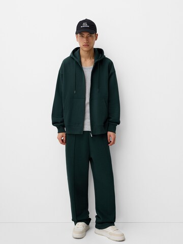 Bershka Wide leg Trousers in Green
