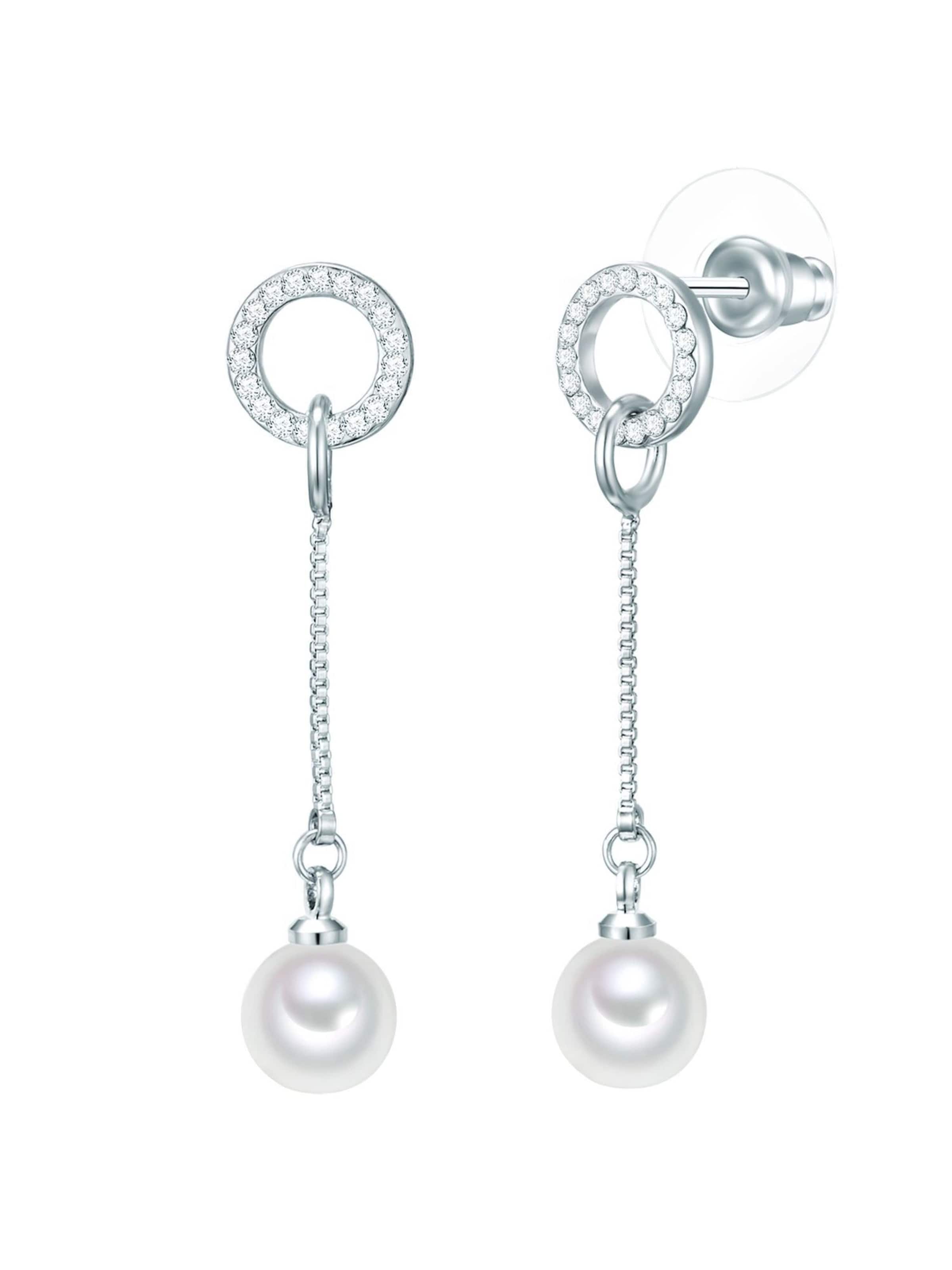 Boucles d'oreilles Rafaela Donata en argent : devant