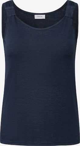 CECIL Top in Blue: front