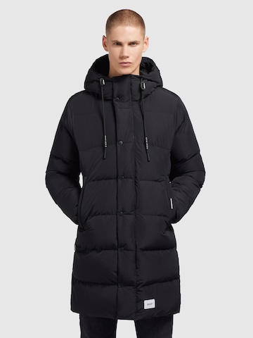 khujo Winter Coat 'Dewey' in Black: front