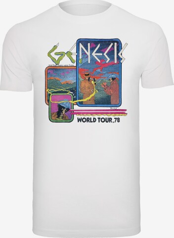 F4NT4STIC Shirt 'Genesis World' in Wit: voorkant