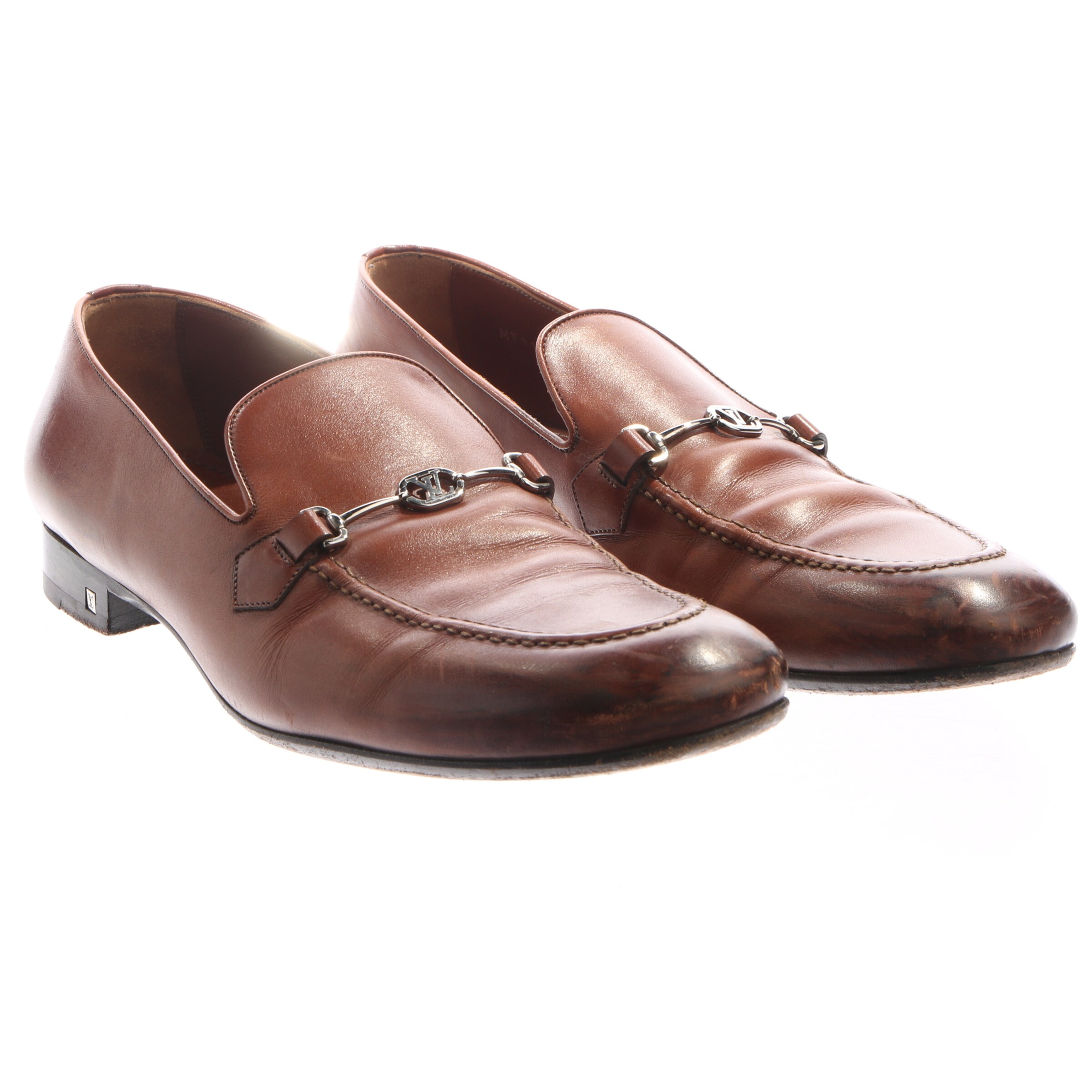 Louis Vuitton Halbschuhe 45,5 in Braun: Vorderseite