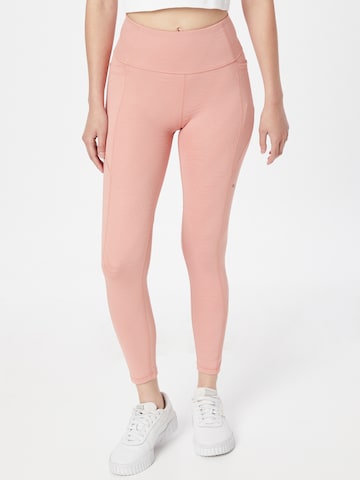 PUMA Skinny Sportsbukse i rosa: forside