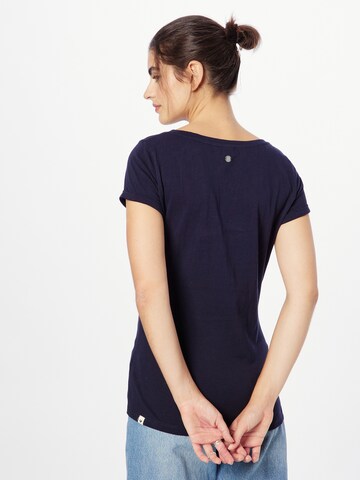 Ragwear T-Shirt 'FLORAH' - in Blau