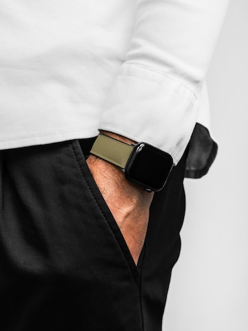 HIRSCH Armbänder - Reloj digital 'Arne for Apple Watch' en verde