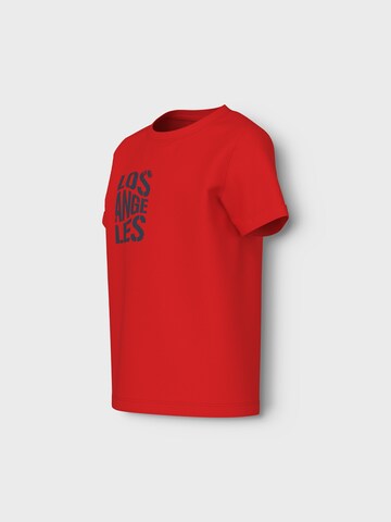 T-Shirt 'VUX' NAME IT en rouge