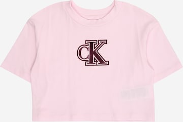 Calvin Klein Jeans Paita värissä vaaleanpunainen: etupuoli