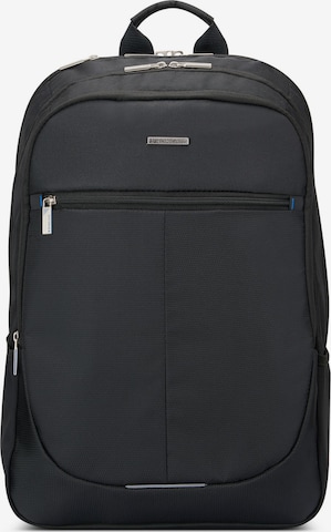 Roncato Backpack 'Easy Office 2.0' in Black: front