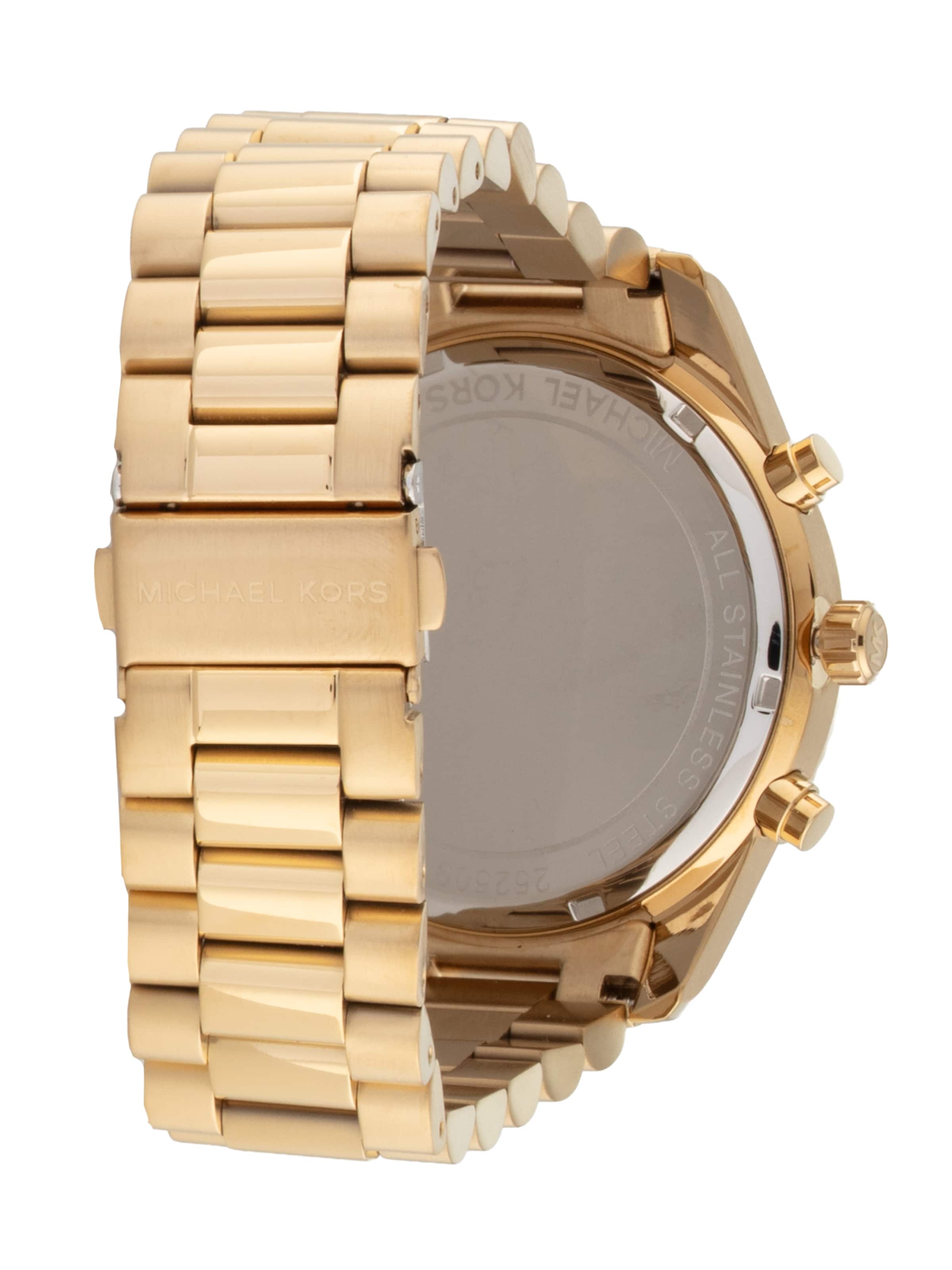 Michael Kors Аналоговые часы 'LEXINGTON' в Золотой