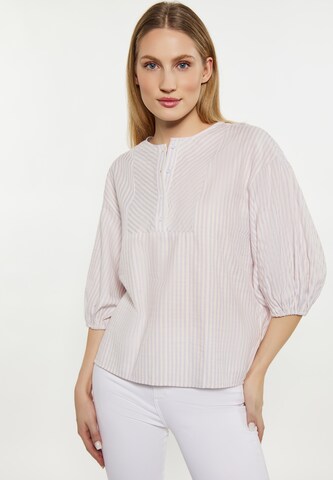 DreiMaster Maritim Blouse in Lila: voorkant