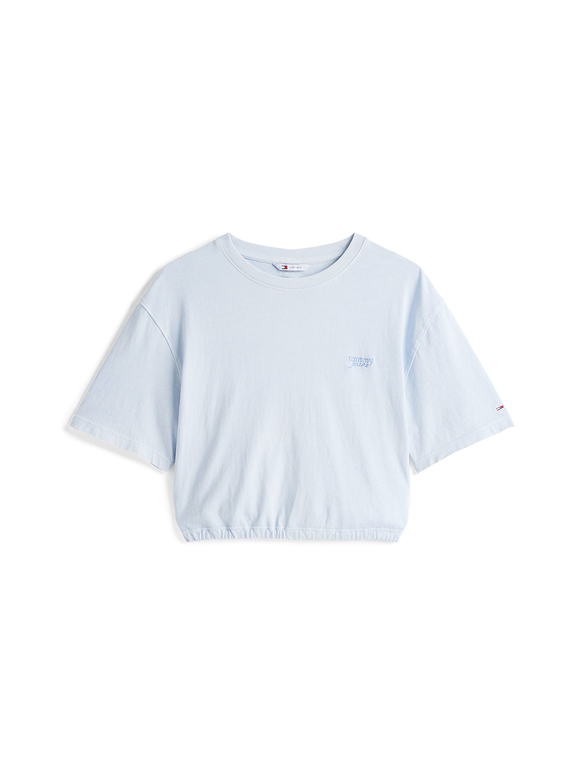 T-shirt Tommy Jeans en bleu : devant