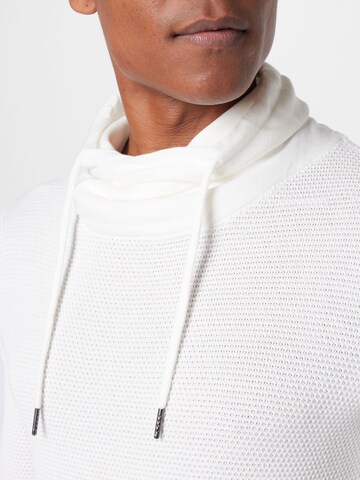 Coupe regular Pull-over 'Lech' Key Largo en blanc