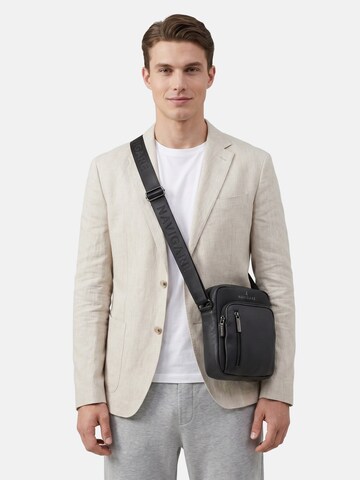 Borsa a tracolla 'Borsa a Tracolla Uomo Navigare - Poliestere Chiusura Zip' di Navigare in nero