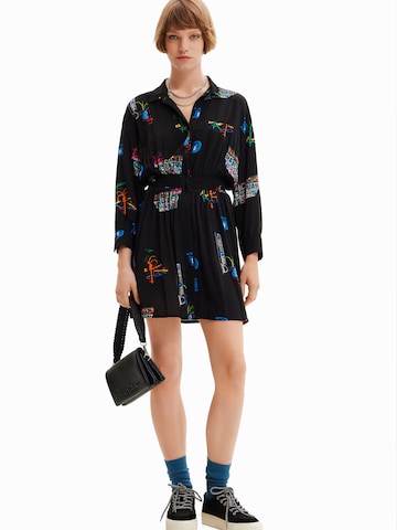 Rochie tip bluză 'DRESDE' de la Desigual pe negru: față