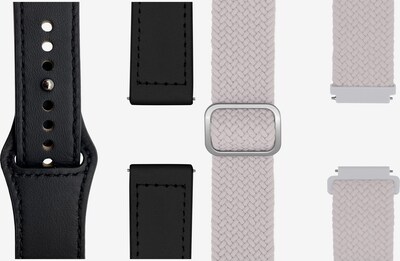 WRISTR Smartwatch-Armband 'Flex Loop-Motus' in One Size in hellgrau / schwarz, Produktansicht