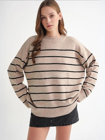 Pull-over oversize MixRay en beige