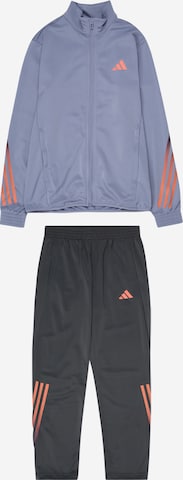 ADIDAS SPORTSWEAR Tracksuit 'Train Icons Aeroready 3-Stripes' in Blue: front