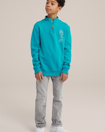 WE Fashion Pullover in Blau