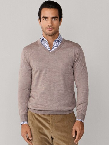 Hackett London Trui in Beige: voorkant