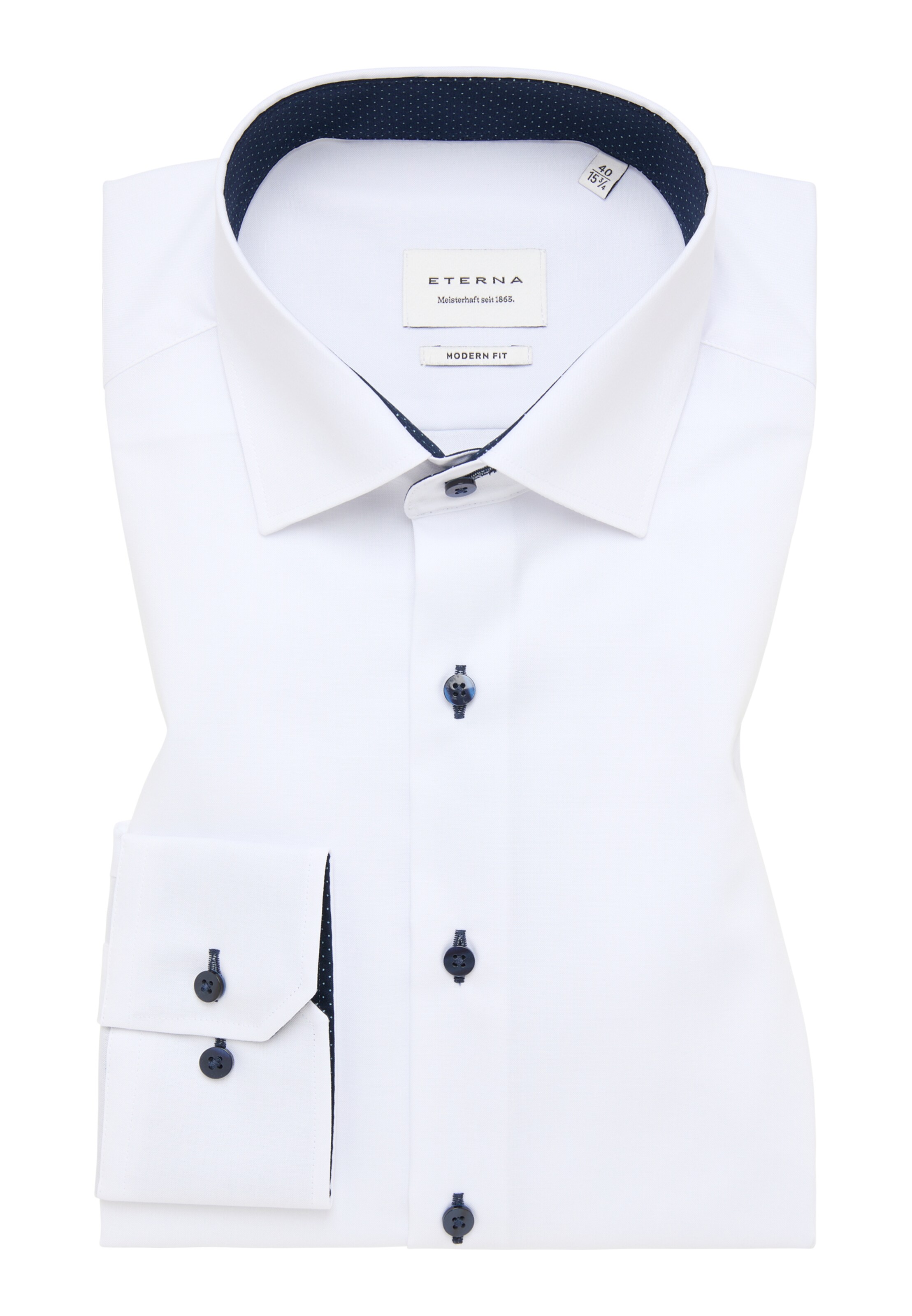 ETERNA Regular fit Business shirt in White