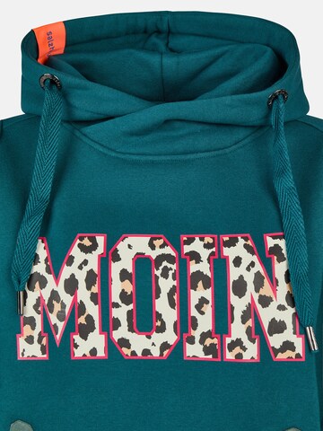 salzhaut Sweatshirt 'Sünn - Moin' in Groen: voorkant