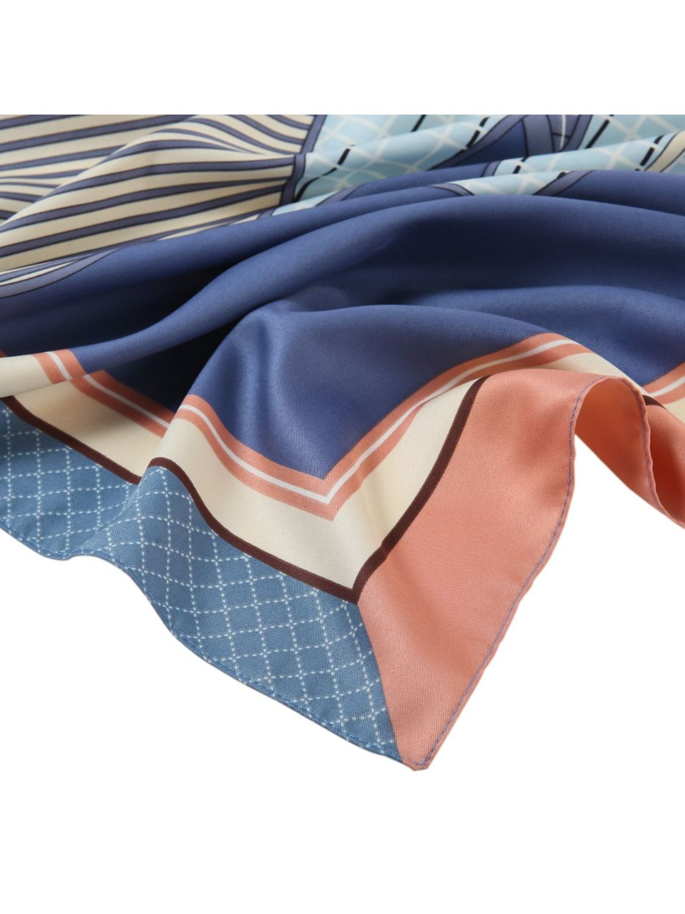 Écharpe 'Zoé' alberto cabale en bleu