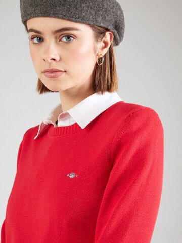 GANT Свитер 'CLASSIC' в Красный