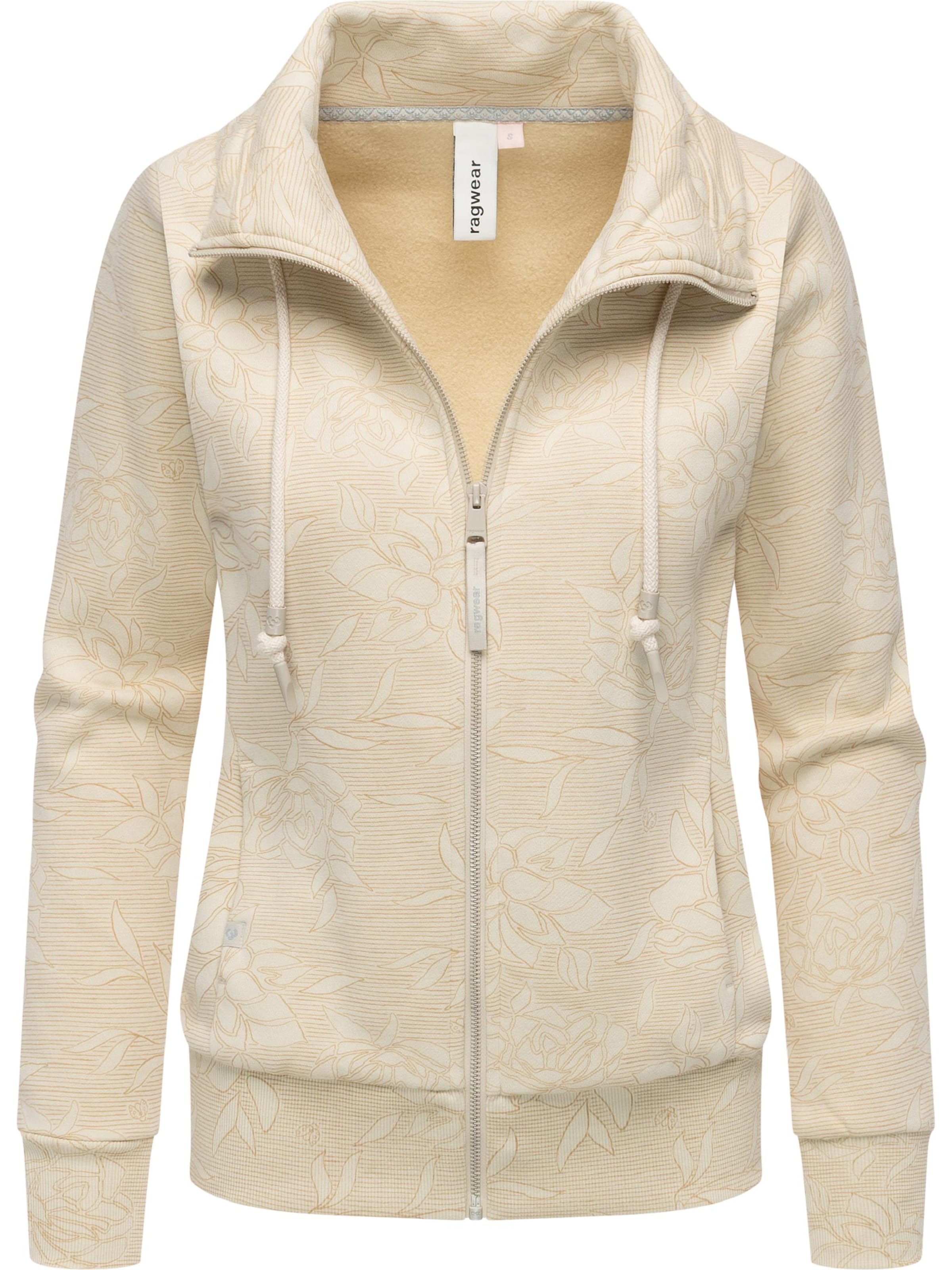 Ragwear Sweat jacket 'Ronette' in Beige: front