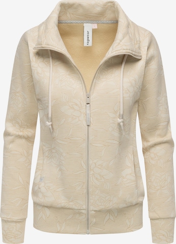 Ragwear Zip-Up Hoodie 'Ronette' in Beige: front