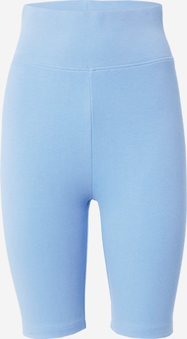 Urban Classics Skinny Leggings in Blue: front