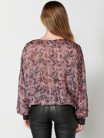 KOROSHI Blouse in Zwart