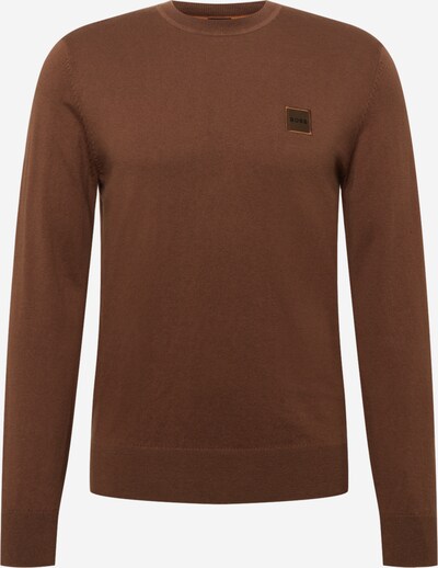 BOSS Casual Pullover 'Kanovant' en dunkelgrün, Vue avec produit