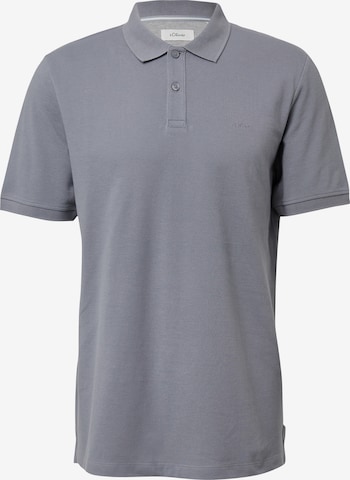 s.Oliver Poloshirt in Grau: Vorderseite