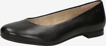 SIOUX Ballet Flats in Black: front